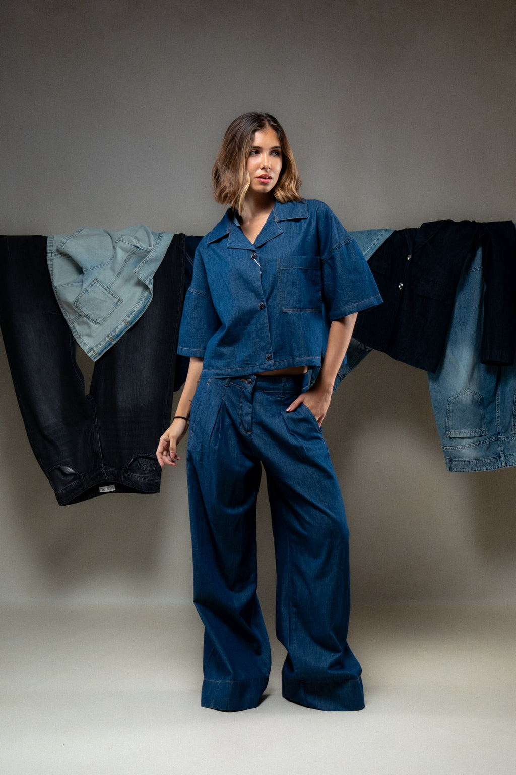 Cropped Shirt